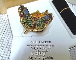 Cadeau De Saint Valentin Compact / Boîte De Parfum Solide Estee Lauder Strongwater Butterfly