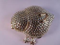 Chick, Adorable, Compact Estee Lauder, Couleur Or Strass
