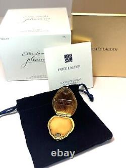 Compact de parfum solide BEAUTIFUL LOVELY LADYBUG Estee Lauder 2013 PLEIN/INUTILISÉ