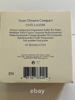 Edition Limitée Estee Lauder Swan Dreams Powder Compact Par Monica Rich Kosann