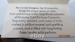 Édition romantique 2002 de parfum solide Jay Strongwater Estee Lauder