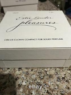 Estée Estee Lauder Pleasures Circus Clown Solid Parfum Compact New In Box