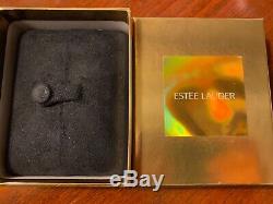 Estee Lauder 18kt Gold Ltd Ed Belle Fleur Perfume Solide Compact Rare
