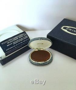 Estee Lauder 1977 Cameo Solide Parfum Compact Orig. Box Vintage Ultra Rare