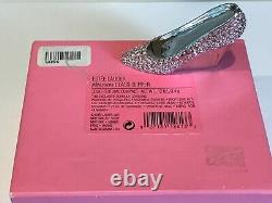 Estee Lauder 1996 PINK GLASS SLIPPER PERFUME COMPACT MIB GORGEOUS Plaisirs