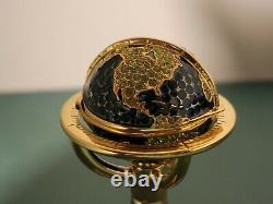 Estee Lauder 2001 Globe Perfume Solide Plaisirs Compacts Non Utilisés Estee Pouch Tag