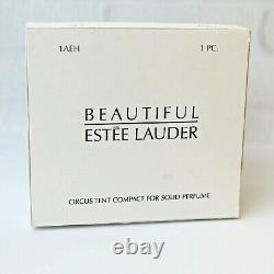 Estee Lauder 2001 Solid Perfume Compact Circus Tente Mibb Belle