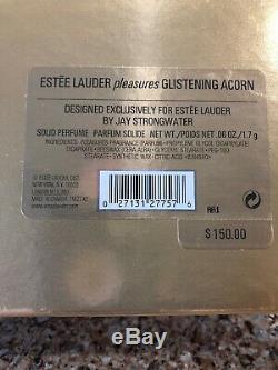 Estée Lauder 2002 Glistening Acorn Parfum Compact Par Jay Strongwater