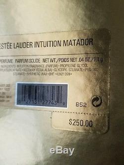 Estee Lauder 2002 Intuition Matador Compact Parfum Solide Dans Boîte D'origine