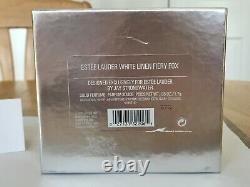 Estee Lauder 2003 Fiery Fox Solid Parfum Compact Linge Blanc Mib Strongwater