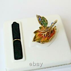Estee Lauder 2003 Perfume Solide Compact Bejeweled Butterfly Strongwater Mibb