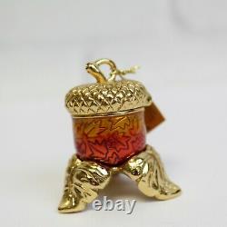 Estee Lauder 2004 Perfume Solide Acorn Amulet Compact & Stand Mibb Intuition