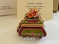 Estee Lauder 2005 Intuition Compact de parfum solide Trésors parfumés Mibb signé