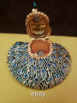 Estee Lauder 2006 Beautiful Glorious Peacock Solid Perfume Compact Mib Rare