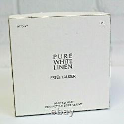 Estee Lauder 2007 Perfume Solide Compact Heavenly Harp Mibb Linge Blanc