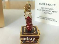 Estee Lauder 2009 Holiday Stocking Solid Parfum Compact Mib Strongwater