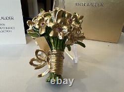 Estee Lauder 2009 Parfum Solide Compact Romantique Bouquet Mib Full Beautiful