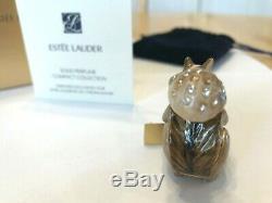 Estee Lauder 2010 Parfum Solide Compact Mib Ludique Ecureuil Jay Strongwater