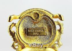 Estee Lauder 2010 Rare Blue Harrods 50e Anniversaire Vide Compact Sans Parfum