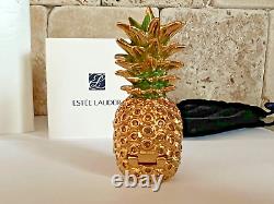 Estee Lauder 2015 Beau Parfum Solide Compact Ananas Doré Mib Sparkly