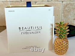 Estee Lauder 2015 Beau Parfum Solide Compact Ananas Doré Mib Sparkly