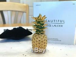 Estee Lauder 2015 Belle Parfum Solide Compact Or Ananas Mib Sparkly