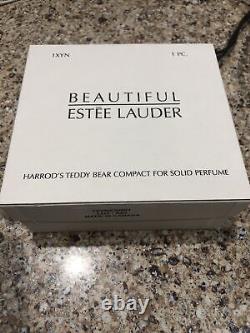 Estee Lauder Beau Harrods Teddy Bear Holiday 2003 Parfum Compact 400 Fabriqué