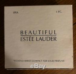Estee Lauder Beautiful 2002 Weekend Artist Parfum Solide Compact Henri Lebasque