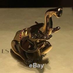 Estee Lauder Beautiful Strong Elephant Compact Pour Marque De Parfum Solide Nib