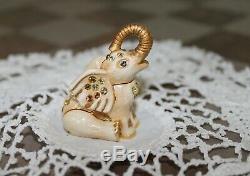 Estee Lauder Bejeweled Compact Parfum Solide Lucky Elephant