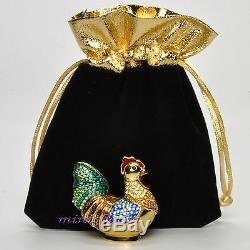 Estee Lauder Bejeweled Rooster Compact Parfum Compact 2004 Par Judith Leiber