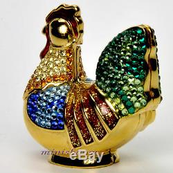 Estee Lauder Bejeweled Rooster Compact Parfum Compact 2004 Par Judith Leiber