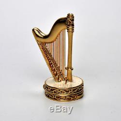 Estee Lauder Celeste Harp Compact Pour 2007 Collection Parfum Solide Boxed