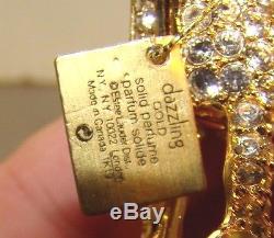 Estee Lauder Compact Au Parfum Solide De Direction Scintillante Avec Boîtes Dazzling Gold