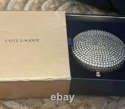 Estee Lauder Compact Double Mirreur Avec Swarovski Crystals Belle