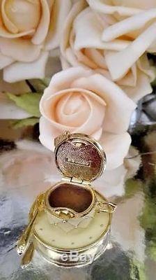 Estee Lauder Compacte Parfum Solid Tea Cup 1998 Avec Parfum
