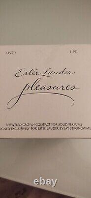 Estee Lauder Couronne Sertie de Bijoux 2002 Compact de Parfum Pleasures