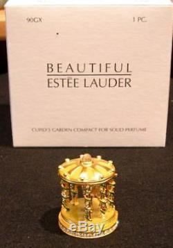 Estee Lauder Garden Cupidon Compact Avec Le Parfum Utilisé