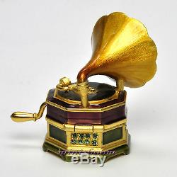 Estee Lauder Glorious Gramophone Compact Pour Parfum Solide 2007 Jay Strongwater