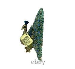 Estee Lauder Glorious Peacock 2005 Beau Parfum Solide Compact Avec Des Cristaux