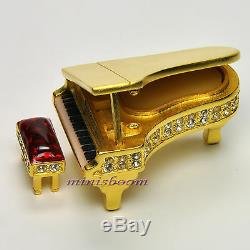 Estee Lauder Grand Piano Compact Pour 1999 Parfum Solide Avec La Boîte