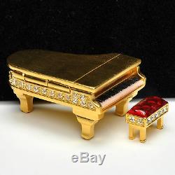 Estee Lauder Grand Piano Compact Pour 1999 Parfum Solide Avec La Boîte