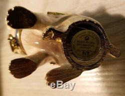 Estee Lauder Jay Strongwater Pleasures Parfum Solide Compacte Ruban Bleu Bouledogue