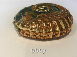 Estee Lauder Jeweled Golden Seahorse Lucidity Powder Compact Mib