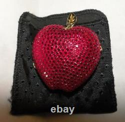 Estee Lauder Lady Apple Rouge Swarovski Cristaux Or Poudre Collectible Compact