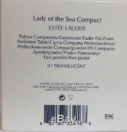Estee Lauder Lady Of Sea Compact 01 Poudre Pressée Translucide 0.1oz Le Nib