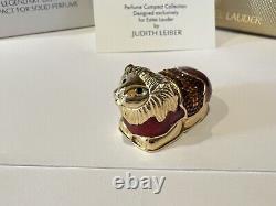 Estee Lauder Legendaire Lion Perfume Compact Mint In Boxes Judith Leiber 2004