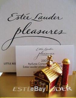 Estée Lauder Little Red Grange Parfum Solide Compact 1/600 Étiquette Parfait Mibb