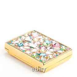 Estee Lauder Lucidity Poudre Pressée Compact Jeweled Crystal Mirror Translucide