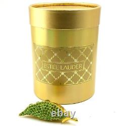 Estee Lauder New Old Stock Perfume Compact Pea Green Peapod